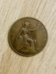 Brittisk One Penny från 1913