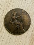 Brittisk Penny från 1906