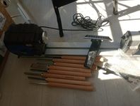 TRÄSVARV SCHEPPACH DM600(wood turning) med tillbehör