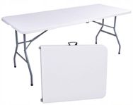 2 hopfällbara bord - 180x76x74