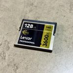 Lexar 128gb CFast 2.0 Minneskort x3600 540mb/s