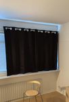 Black curtains