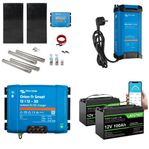 solcells / el paket - litium batterier och mer