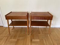 Sängbord teak vintage 2 stycken 