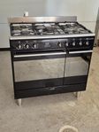 SMEG SCB92MN8 90x60 cm gasol 5 brännare elektrisk dubbelugn