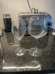 12 st rösvinsglas +12 st vitvinsglas från holmegaard