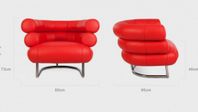 Paret Bibendum armchairs Design Eileen Gray
