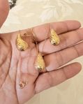 Matchande set Dropform i 18K Guld