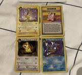 Pokémon kort dark gyarados jolteon raticate clefairy doll