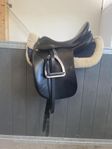 Prestige hippo dressyrsadel, 17,5”