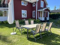 Matgrupp Hillerstorp med parasoll