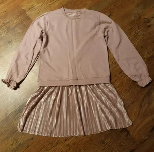 Sweatshirtklänning 10-12 år