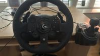 Logitech G923 med växelspak+handskar