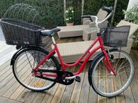 Monark KARIN Original 233 röd Damcykel 3 vxl