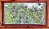 Ovanhängt fönster, massiv furu, isolerglas, 100x60, FSC-ce