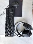 Deltaco gaming set LED