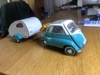 BMW Isettas med husvagnen från Revell