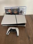 Playstation 5 Slim Disc Edition + spel