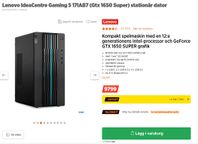 Speldator - Lenovo IdeaCentre Gaming 5