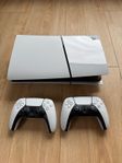 Knappt använd PS5 Slim (nyare modellen) med 2st handkontrol