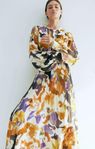 H&M Tie-Neck Maxi klänning / stl S * L 1.40