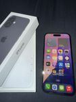 IPHONE 16 - 100% Batteri - 128GB - Black med OriginalLåda!
