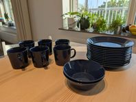 Teema, Iittala, 2 skålar, 12 tallrikar, 6 muggar