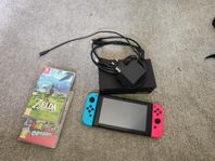 Nintendo Switch, med två spel.