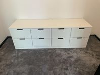 Nordli Byrå med 8st lådor