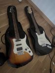 2elgitarr , 2förstärkare, akustisk