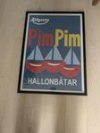 Affisch Pim Pim Hallonbåtar