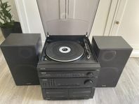 Philips stereo med högtalare