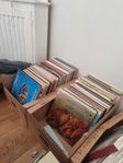 10-12 lådor klassisk musik vinyl
