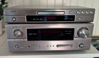 Denon AVR-2105 surroundreceiver och DVD-1910 DVD-spelare
