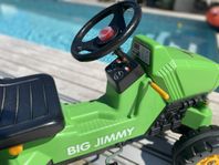 BIG Jimmy traktor med släp – välvårdad och i toppskick!