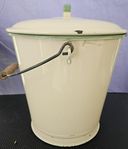 Kockums emaljerad hink med lock 12 liter