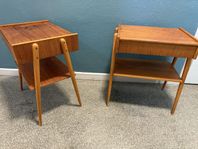 2 st sängbord i teak 