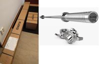 Ny, Eleiko Power Lock, tyngdlyftningsstång, Dam (inkl Lås)