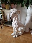 fin prydnad porslin hund