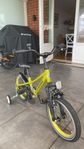 Barncyckel 16”med hjälphjul