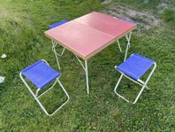 Campingbord och stolar