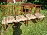 Bord och stolar i mahogny 