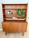 Retro teak bokhylla 