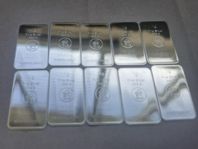 10 x 1g Fint Silver 999.9 Barer