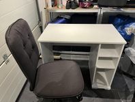skrivbord samt kontorstol
