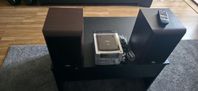 Panasonic stereo med Sonab-högtalare + Bluetooth-adapter!