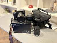 Panasonic GX8 + objektiv och tillbehör