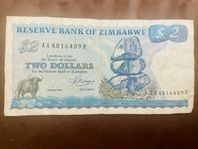 Zimbabwe Sedel - 2 Dollar