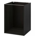 Bänkskåp -ikea - metod - svarta 