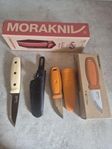 Mora kniv x2 Finn Black Blade+Eldris